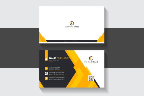 Abstract Elegant Modern Business Card: Design with Impact