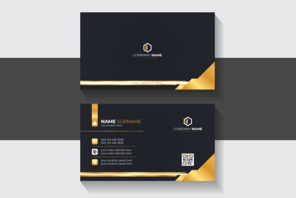Black and Gold Business Card: A Modern Design Essential