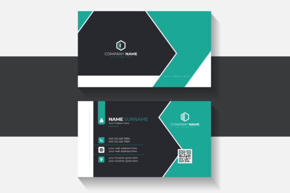Modern Business Card Design Template for Business Presentations