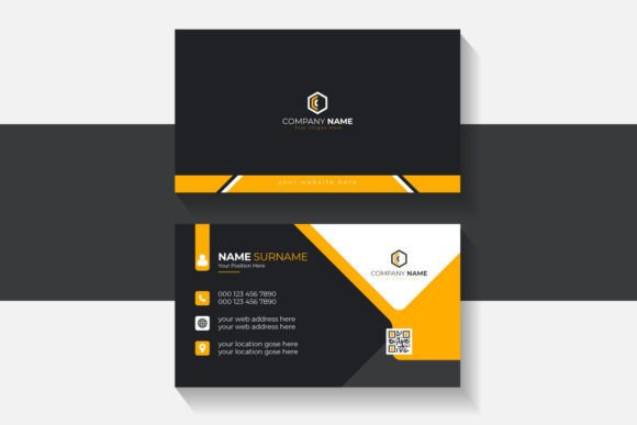 Orange Business Card Template: A Bold Statement for Modern Brands
