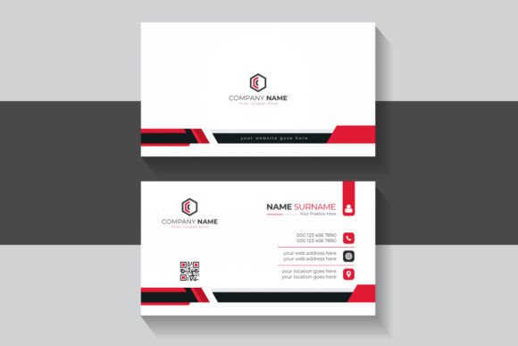 Simple Modern Business Card Template: A Clean Design